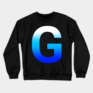 Blue Letter G Crewneck Sweatshirt